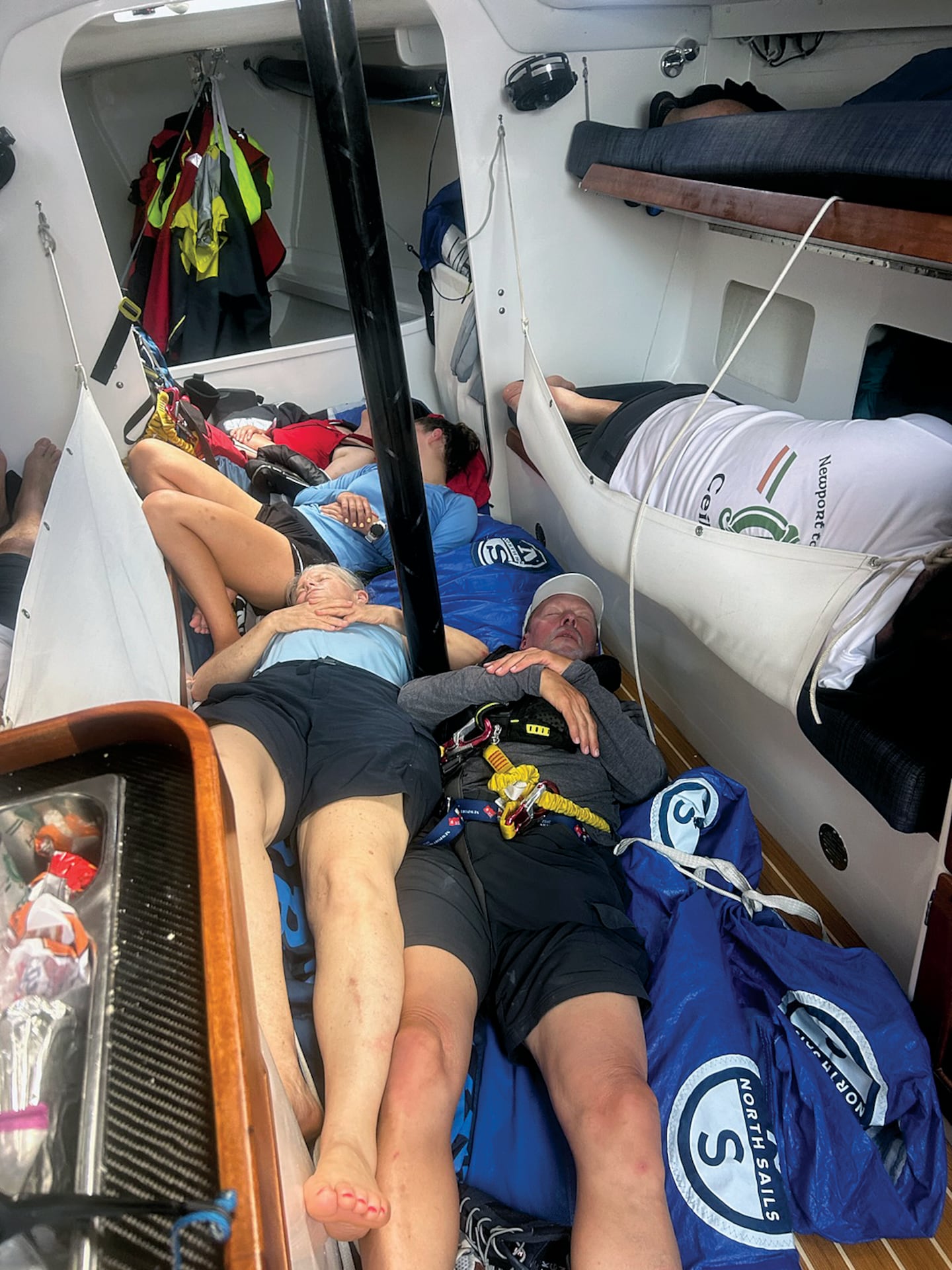 Exhaustion took over after the crew of the Alliance was rescued by the Ceilidh.